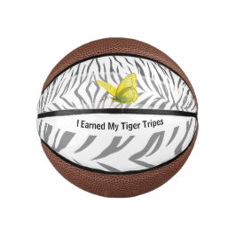 Mini Balón De Baloncesto Tiger Tripe Mini Baloncesto - Me Gané Las Rayas
