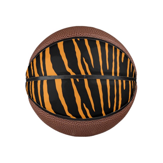 Mini Balón De Baloncesto Tiras de tigre (Anverso)