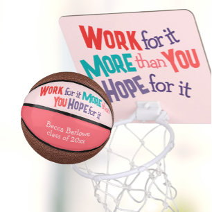Mini Balón De Baloncesto Trabajar para él