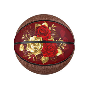 Mini Balón De Baloncesto Tres Rosas Joyas