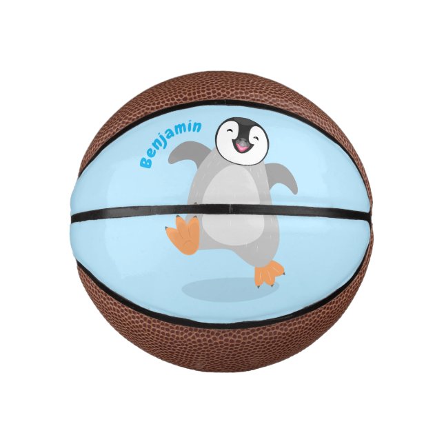 Mini Balón De Baloncesto Un emperador alegre, un personalizado de polluelos (Anverso)