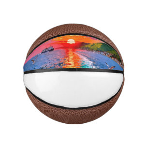 Mini Balón De Baloncesto Una melodía refrescante 027