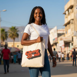 Mini bolsa de tocador con bomba de cerezo