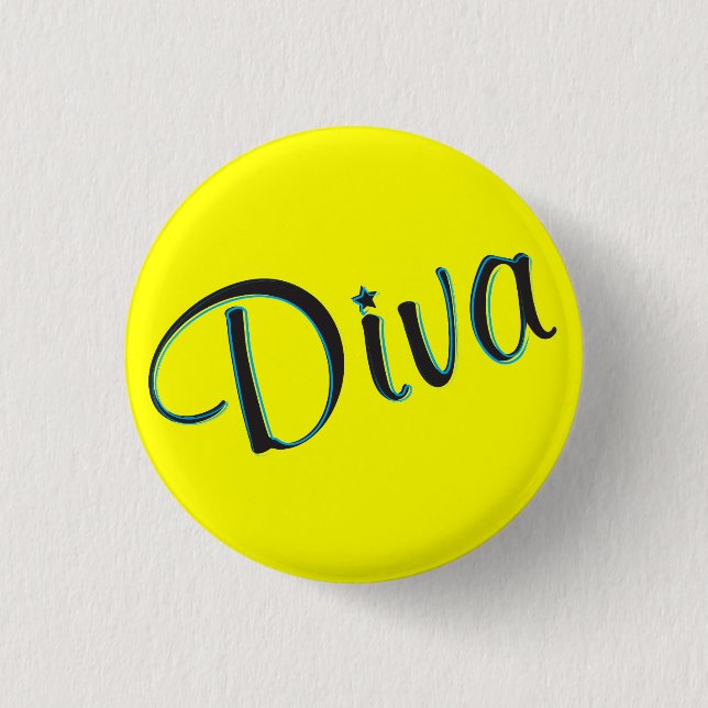 Mini botón de la diva (Anverso)