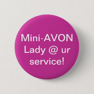 Mini botón de la señora de Avon