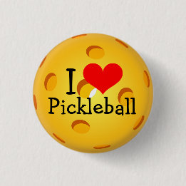 Mini botón de Pickleball: Amo Pickleball