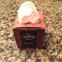 Mini cajas de tejidos de Boda de madera rústica