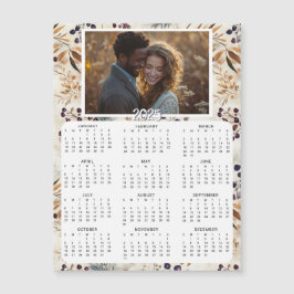 Mini calendarios 2025 | Botánico beige