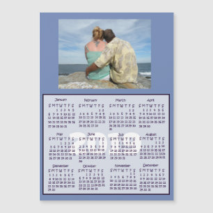 Mini calendarios de imán de fotos personalizadas 2