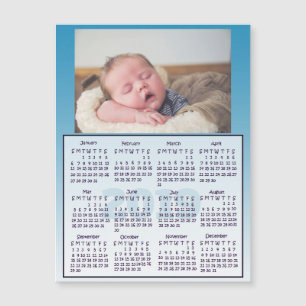 Mini calendarios de imán de fotos personalizadas 2