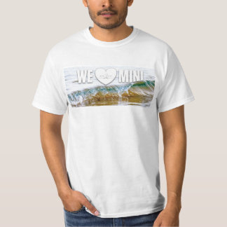 Mini camisa del amor de la onda