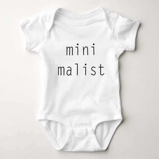Mini camisa minimalista del bebé de Malist (Anverso)