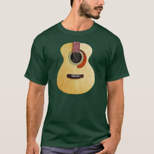 Mini camiseta enorme de la guitarra de