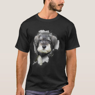 Mini camiseta Schnauzer, camiseta pequeña Schnauze