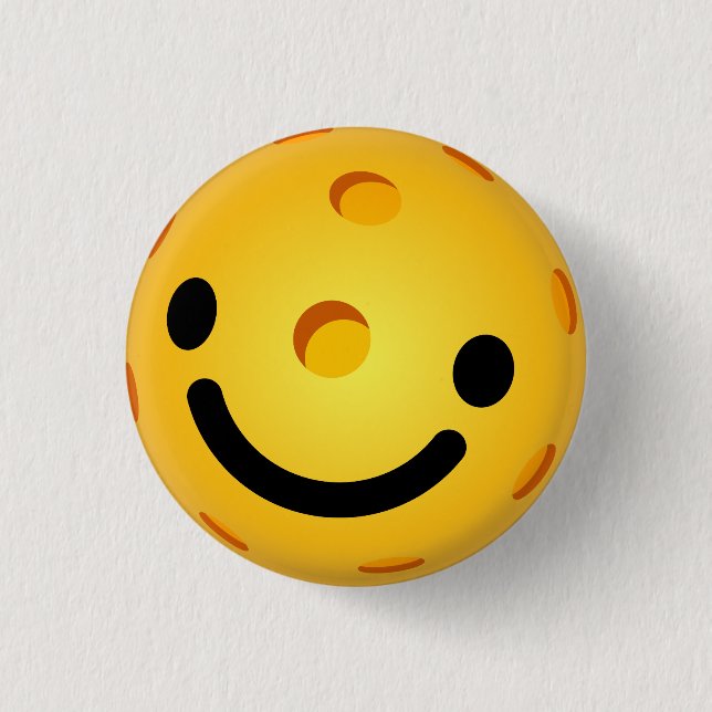 Mini cara del botón de Pickleball (Anverso)