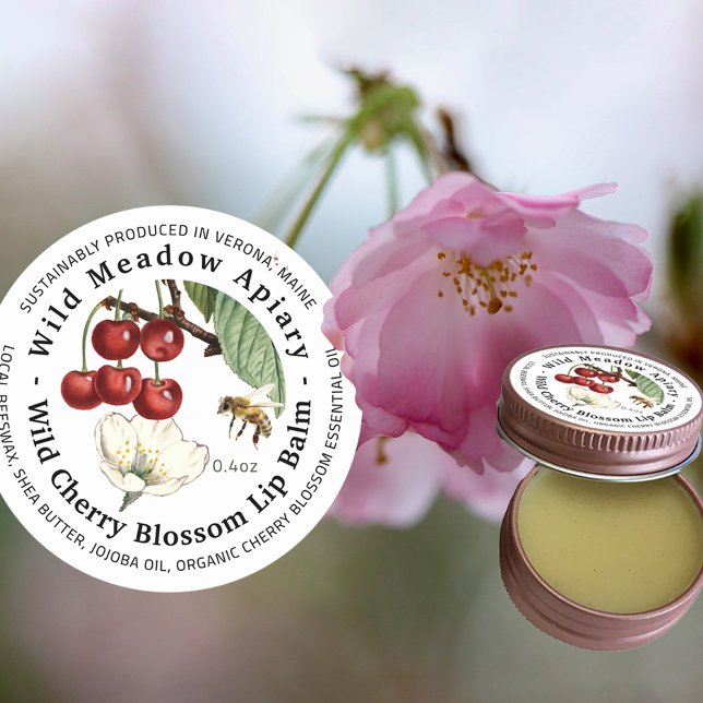 Mini Cera De Beeswax Lip Balm Etiqueta De La Tapa  (Subido por el creador)