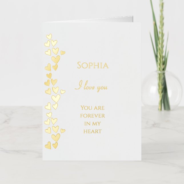 Mini corazones de amor romántico (Anverso)