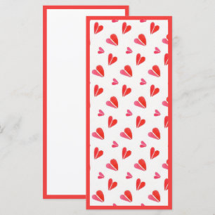 MINI CORAZONES Tarjeta plana 4x9 II / Vertical