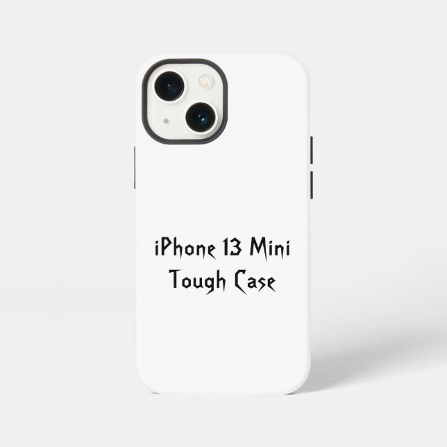 Mini Crea tu propia funda resistente para iPhone 13 Min (Reverso )