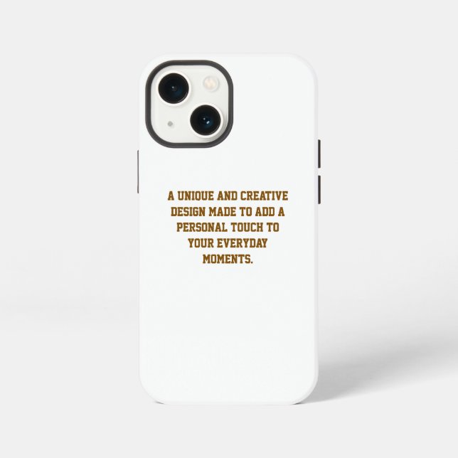 Mini Crea tu propia funda resistente para iPhone 13 Min (Reverso )