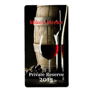Mini Etiquetas de vino caseras elegantes