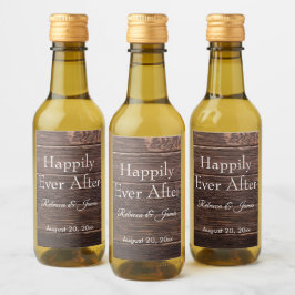 Mini Favor de Boda Granero Rústico Felices Para Si