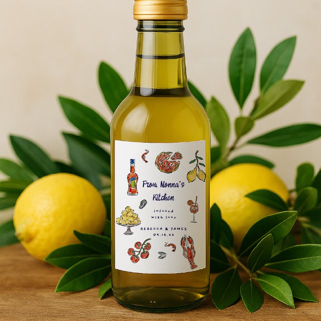 Mini Favor del Doodle de verano italiano mediterrá (Subido por el creador)