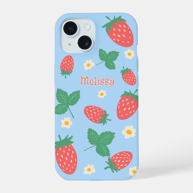 Mini Flor de Fresa Personalizada (Reverso )