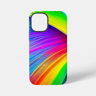 Mini Funda abstracta arcoíris para iphone 12 mini, bril