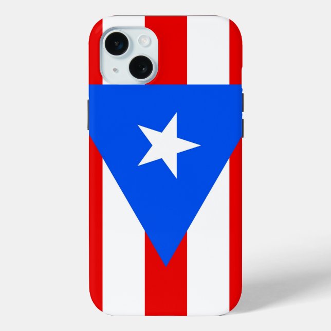 Mini Funda Case-Mate para iPhone 15 Plus, bandera de Pu (Reverso )
