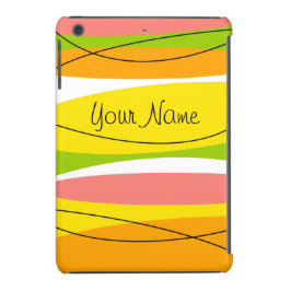 Mini funda Citrus Stripe 'Name' iPad
