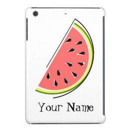 Mini funda del iPad de Watermelon Slice 'Name'