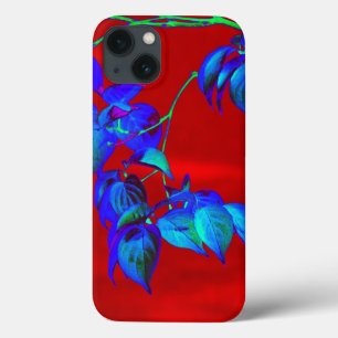 Mini funda para iPad de las hojas azul del cielo r