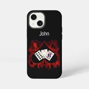 Mini Funda para iPhone 13 de Poker