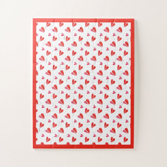 MINI HEARTS 11"X14" Gran rompecabezas (Vertical)