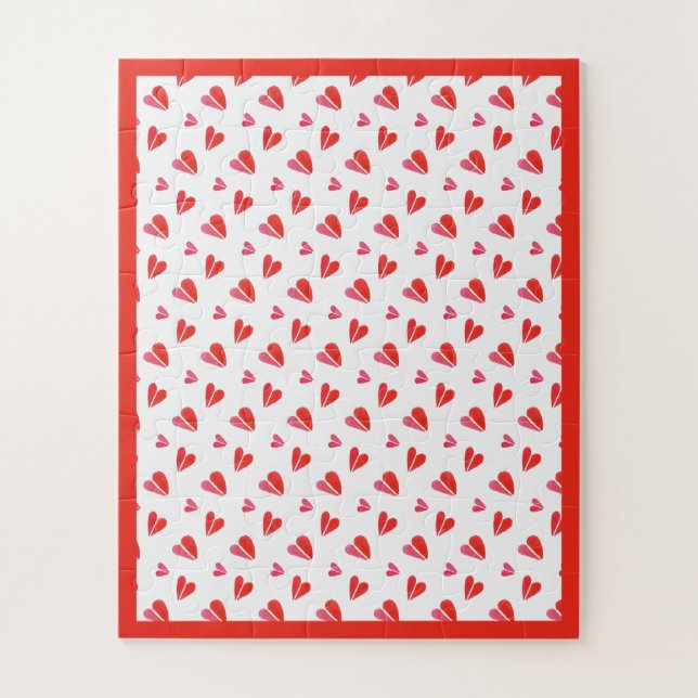 MINI HEARTS 16"X20" Gran rompecabezas (Vertical)