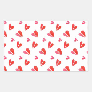 MINI HEARTS Rectangle Pegatinas