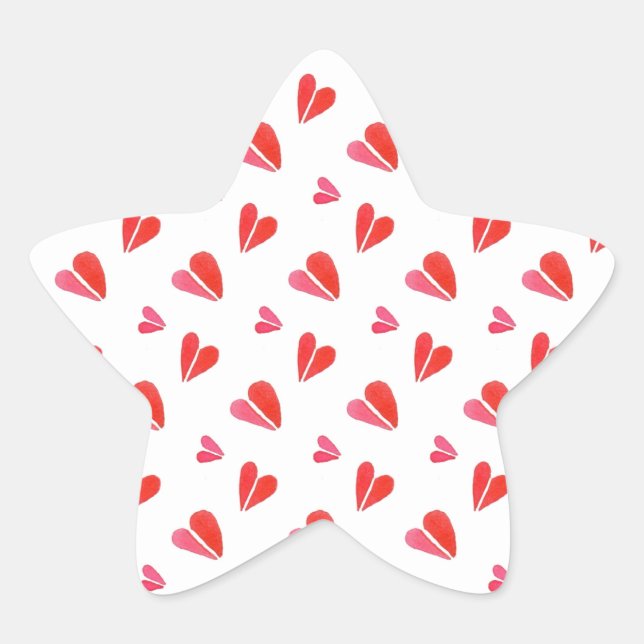 MINI HEARTS Star Pegatinas (Anverso)