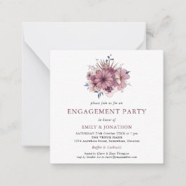 MINI | Invitación a la fiesta de compromiso de Pur