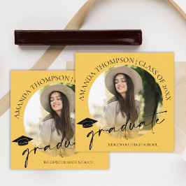 Mini Invitación de Fiesta de foto graduada Cute 20