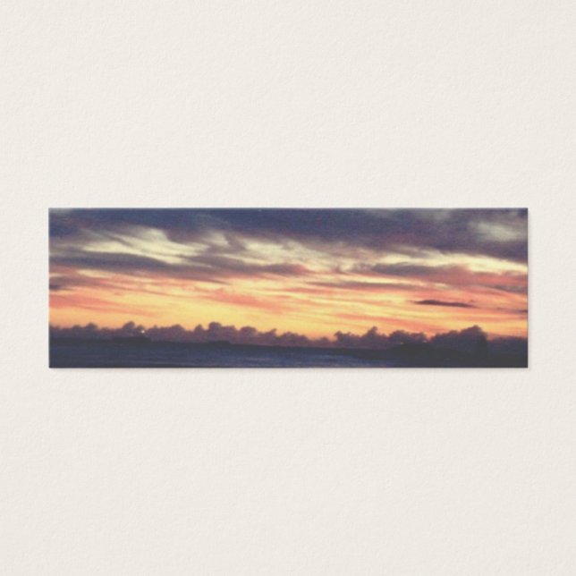 Mini marcadores de atardecer de Hawái (Frente)