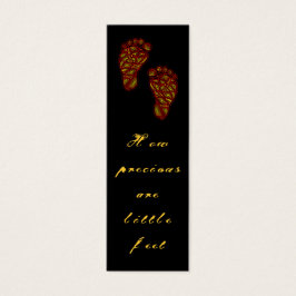 Mini marcadores de pies preciosos de dedos tribale