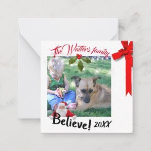 Mini Navidades con tarjetas Santa