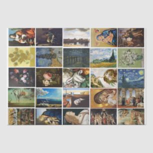 Mini Pinturas Descascarillar Papel Tejido Envolver