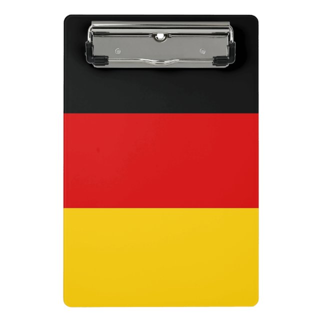 Mini portapapeles con bandera de Alemania (Anverso)