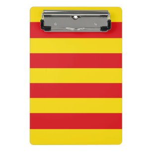 Mini portapapeles con bandera de Cataluña