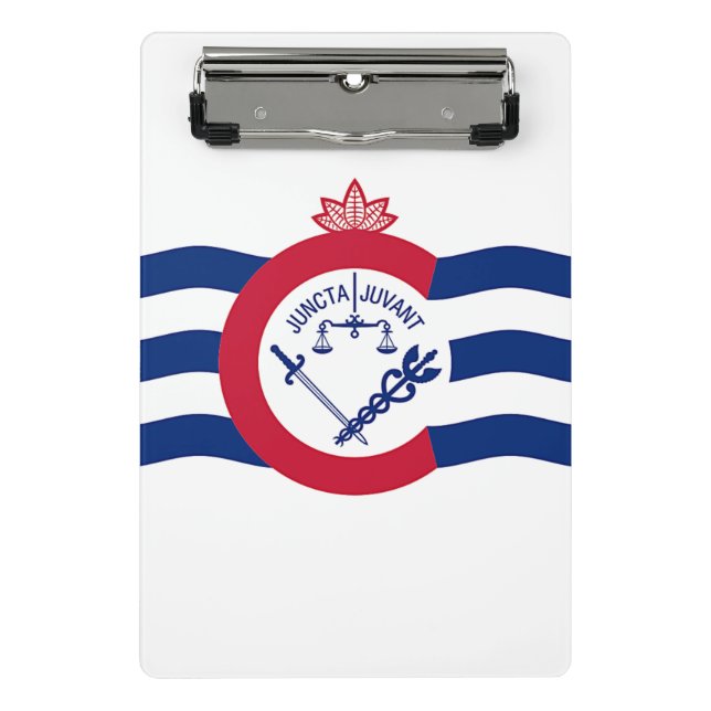 Mini portapapeles con bandera de Cincinnati, Estad (Anverso)