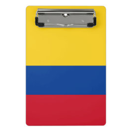 Mini portapapeles con bandera de Colombia