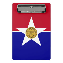 Mini portapapeles con bandera de Dallas, Estados U