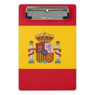Mini portapapeles con bandera de España